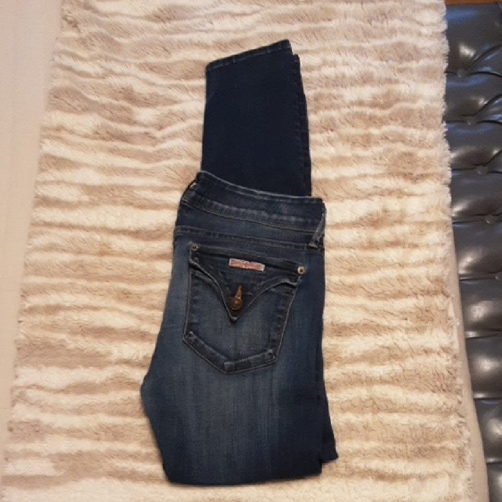 Hudson Jeans Dark Blue Skinny Leg Denim Jeans